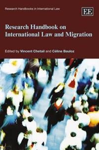 Kirjan kansi "Research Handbook on International Law and Migration"