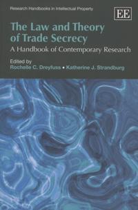 Kirjan kansi "The Law and Theory of Trade Secrecy"