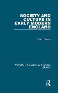 Bokomslag för "Society and Culture in Early Modern England"