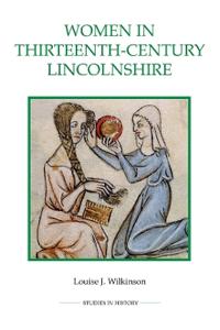 Kirjan kansi "Women in Thirteenth-Century Lincolnshire"