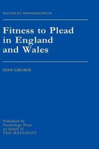 Bokomslag för "Fitness To Plead In England And Wales"