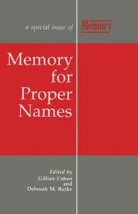 Bokomslag för "Memory for Proper Names"
