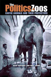 Kirjan kansi "The Politics of Zoos"