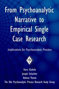 Bokomslag for "From Psychoanalytic Narrative to Empirical Single Case Research"