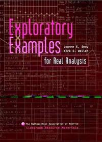 Exploratory Examples for Real Analysis
