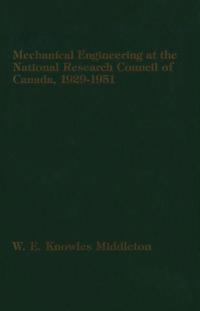 Mechanical Engineering at the National Research Council of Canada
