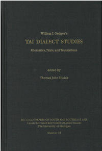 Tai Dialect Studies