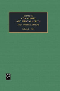 Bokomslag för "Research in Community and Mental Health"