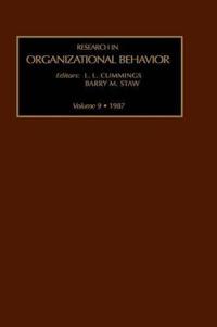 Research in Organizational Behavior
