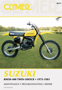 Suzuki RM50-400 Twin Shock Motorcycle (1975-1981) Service Repair Manual