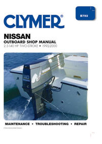 Nissan 2.5-140 HP 2-Stroke Outboards (1992-2000) Service Repair Manual