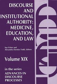 Discourse and Institutional Authority