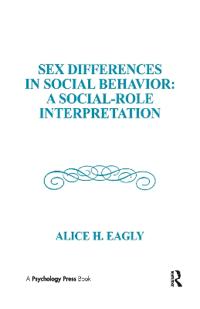 Sex Differences in Social Behavior