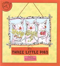 Kirjan kansi "The Three Little Pigs"