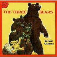 Kirjan kansi "The Three Bears"