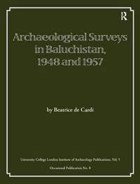 Kirjan kansi "Archaeological Surveys in Baluchistan, 1948 and 1957"