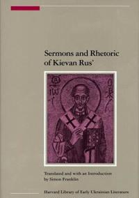 Kirjan kansi "Sermons and Rhetoric of Kievan Rus’"