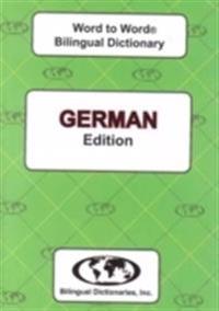 English-GermanGerman-English Word-to-Word Dictionary