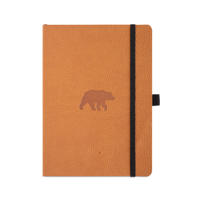 Dingbats* Wildlife Soft Cover A5 Dotted - Brown Bear Notebook