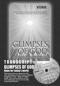 Kirjan kansi "Glimpses of God - Hope for Today's World"