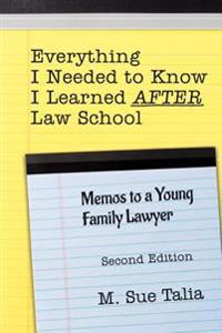 Everything I Needed to Know I Learned After Law School: Memos to a Young Family Lawyer