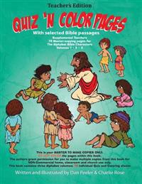 Teachers' Edition Bible ABC Quiz 'N Color Pages