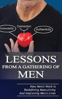 Kirjan kansi "Lessons from a Gathering of Men"