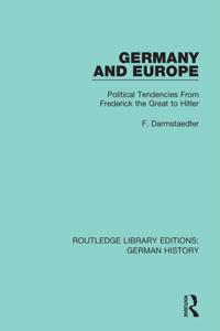 Routledge Library Editions: German History