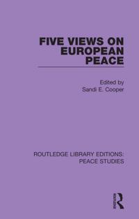 Routledge Library Editions: Peace Studies
