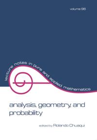 Lecture Notes in Pure and Applied Mathematics