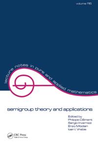 Lecture Notes in Pure and Applied Mathematics