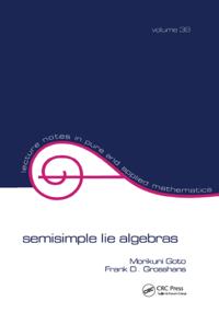 Lecture Notes in Pure and Applied Mathematics