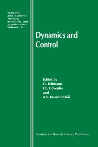 Stability and Control: Theory, Methods and Applications