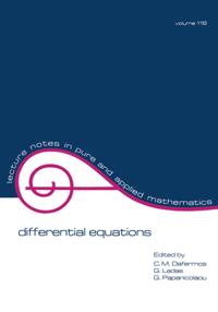 Lecture Notes in Pure and Applied Mathematics