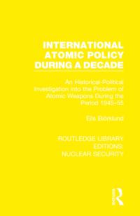 Routledge Library Editions: Nuclear Security
