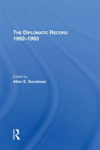 Diplomatic Record 19921993