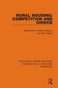 Routledge Library Editions: Housing Policy and Home Ownership