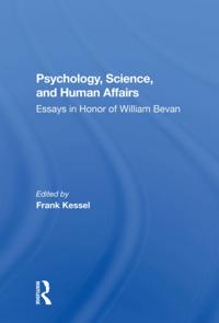 Psychology, Science, And Human Affairs