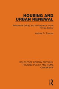 Routledge Library Editions: Housing Policy and Home Ownership