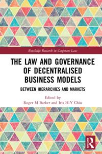 Law and Governance of Decentralised Business Models