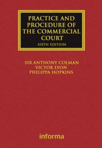 Practice and Procedure of the Commercial Court