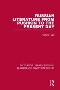 Routledge Library Editions: Russian and Soviet Literature