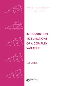 Chapman & Hall/CRC Pure and Applied Mathematics