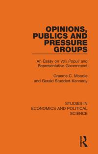 Studies in Economics and Political Science