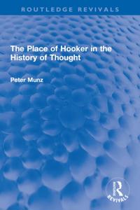 Place of Hooker in the History of Thought