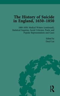 History of Suicide in England, 1650-1850, Part II vol 8