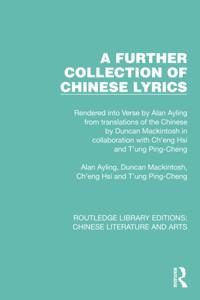 Routledge Library Editions: Chinese Literature and Arts