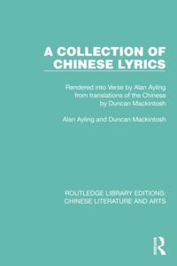 Routledge Library Editions: Chinese Literature and Arts