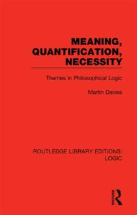 Routledge Library Editions: Logic