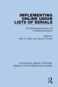 Routledge Library Editions: Library and Information Science